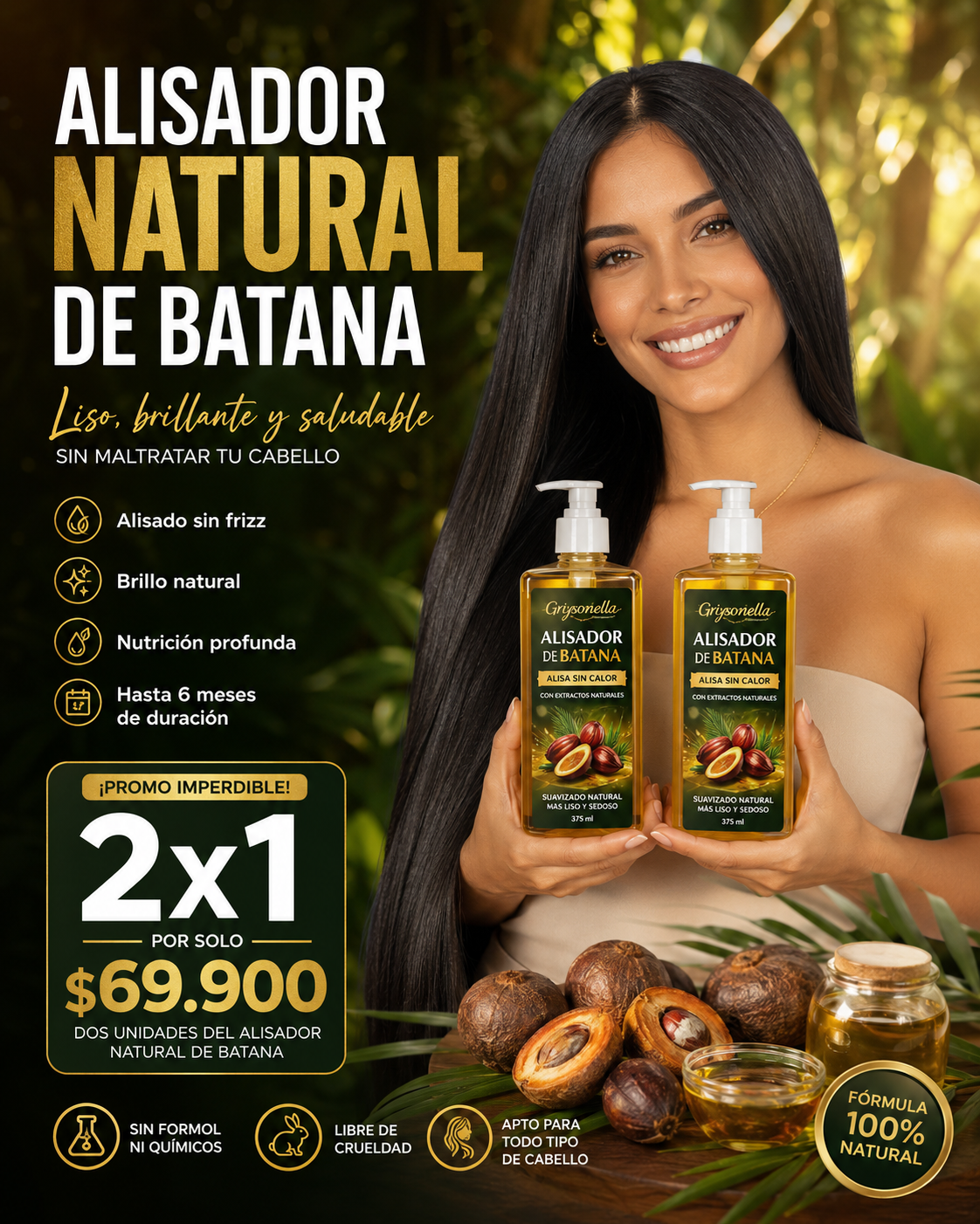 ALISADOR DE BATANA 2X1